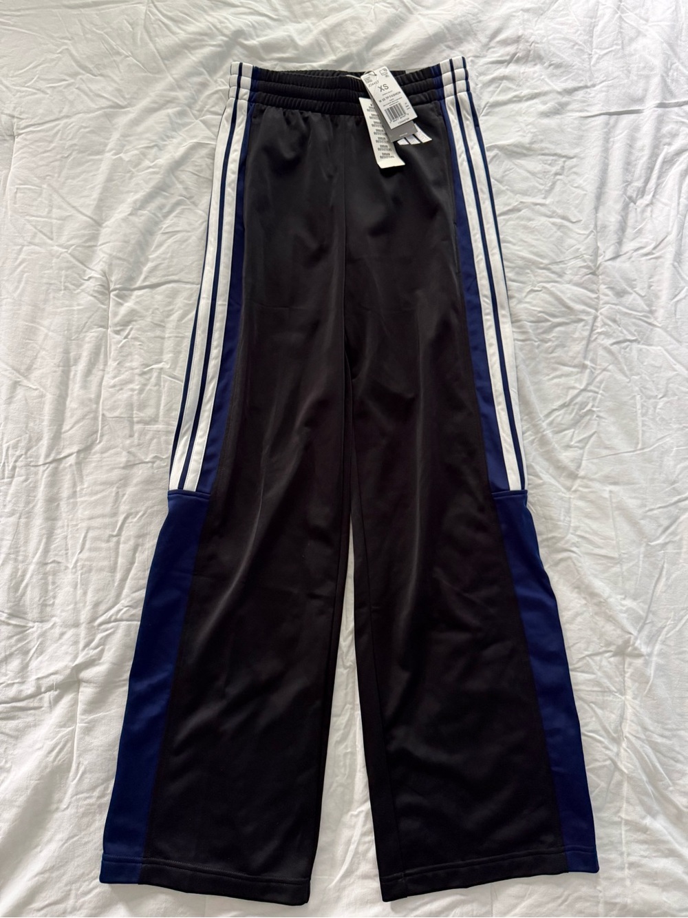 NWT Adidas Tricot 3-Stripe Straight Leg Track Pant XS